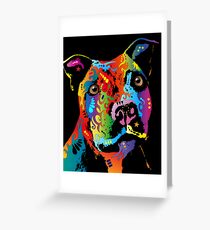 Staffordshire Bull Terrier Greeting Card