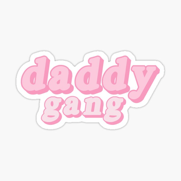 daddy gang sticker Sticker