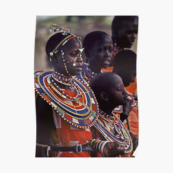 Masai Women Poster