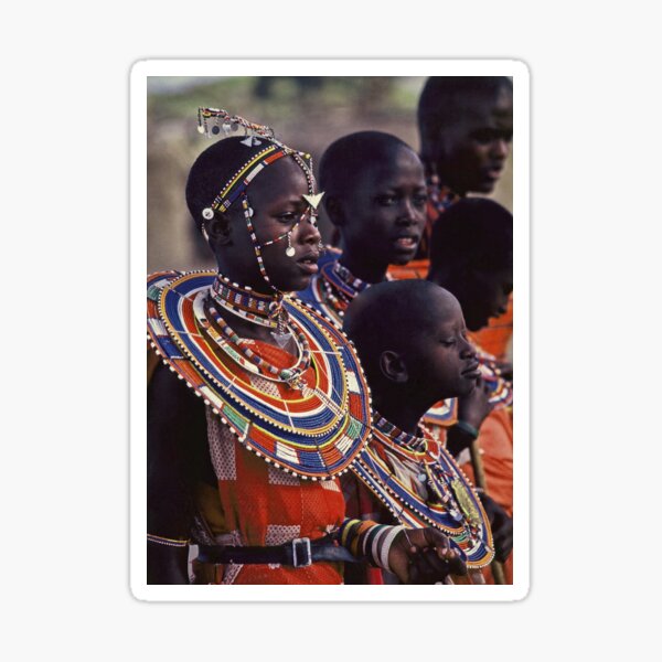 Masai Women Sticker