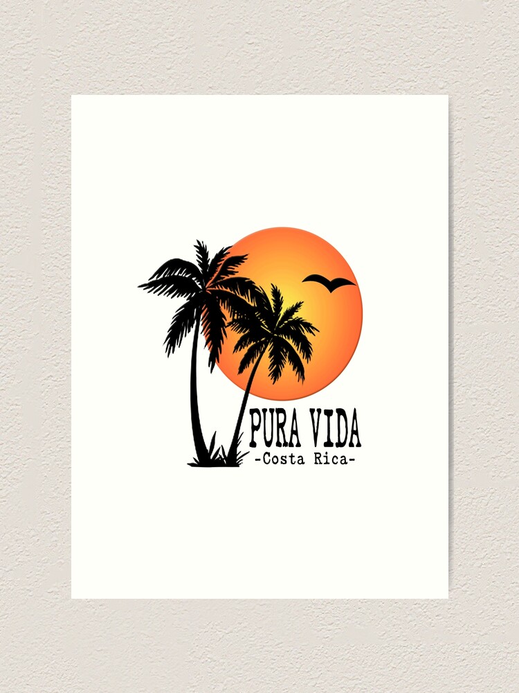 Palm Tree Sun Wall Sticker