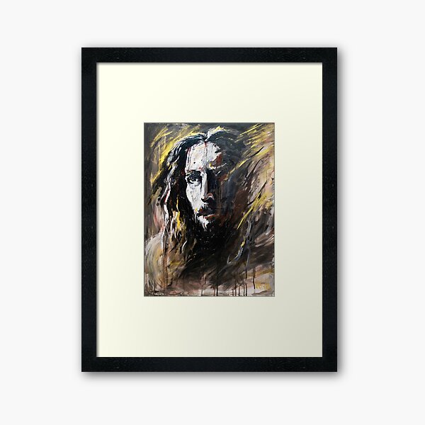 Vista previa del artículo con la obra «Pintura abstracta de Jesús», diseñado y vendido por kinseykate.