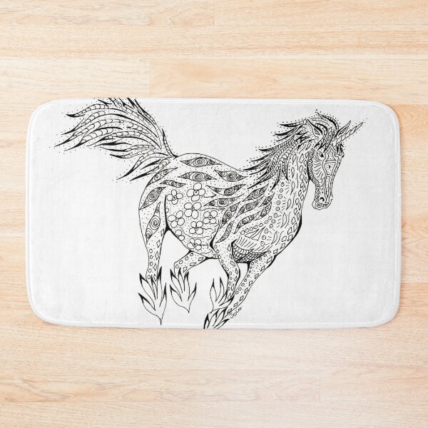 Item preview, The patterned unicorn designed and sold by Jocoart1.