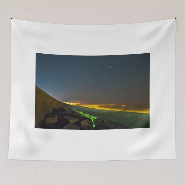Item preview, Hampton sea-wall night shot designed and sold by RichardGibb.