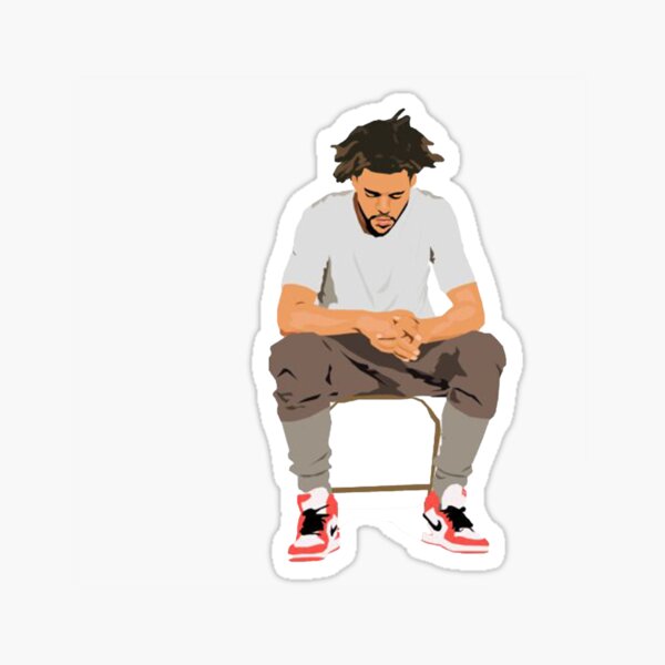 J Cole Sticker