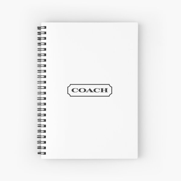 Coach Spiral Notebook