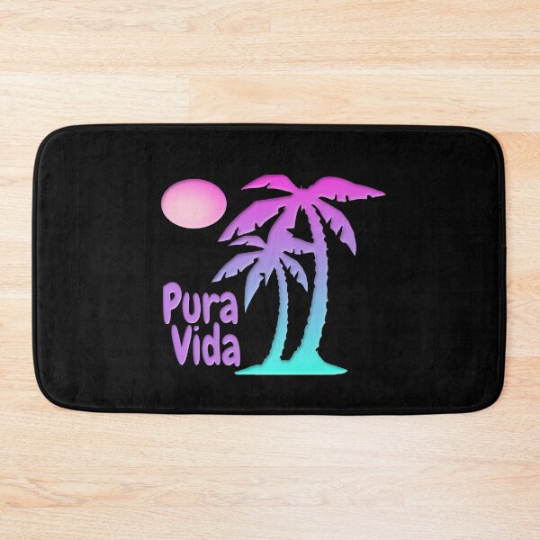 Item preview, PURA VIDA Costa Rica Sun Palm Trees Sunset designed and sold by Destinations Souvenirs.
