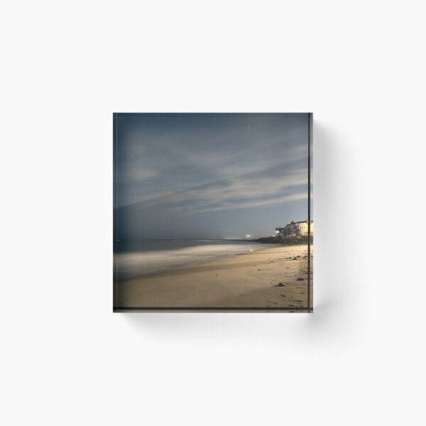 Item preview, Plaice Cove, Hampton NH looking south at night designed and sold by RichardGibb.