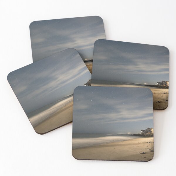 Item preview, Plaice Cove, Hampton NH looking south at night designed and sold by RichardGibb.