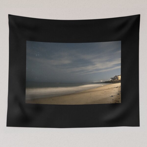 Item preview, Plaice Cove, Hampton NH looking south at night designed and sold by RichardGibb.