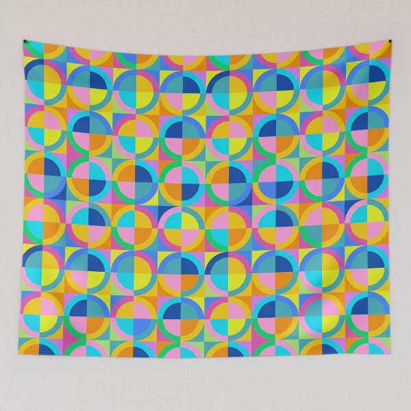 Item preview, Wild and Colorful Shapes Pattern designed and sold by JuneJournal.