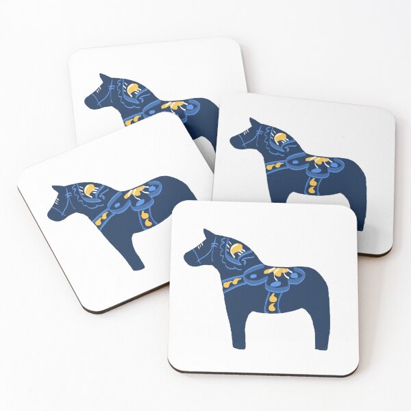 Item preview, Blue Dala Horse designed and sold by devinsxdesigns.