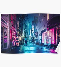 Tokyo Midnight Rain Poster