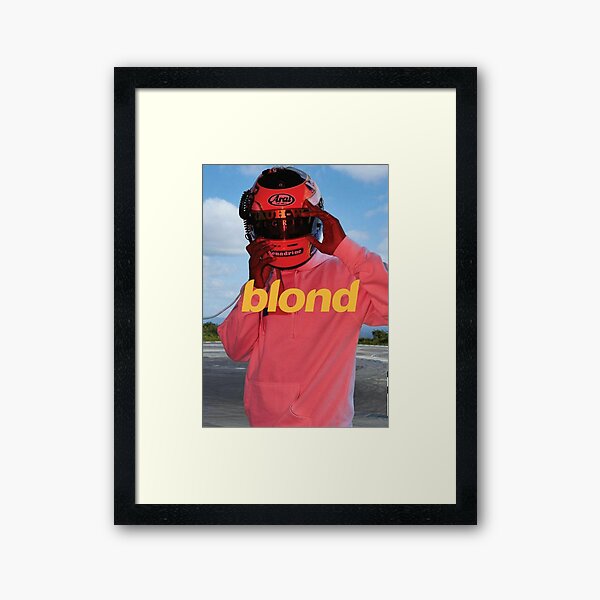 Affiche de Frank Ocean blonde Impression encadrée