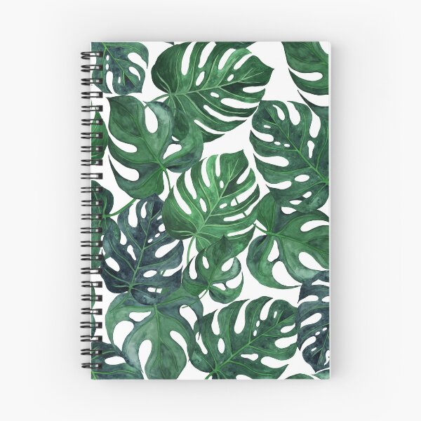 Item preview, Tropical monstera leaves - Dark emerald green designed and sold by SugarPineDesign.