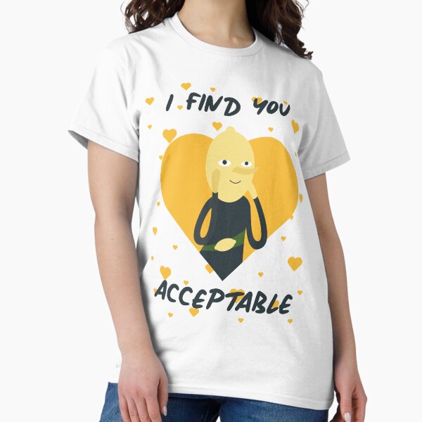 Item preview, I Find You Acceptable (Adventure Time) designed and sold by Ashley Castleton.