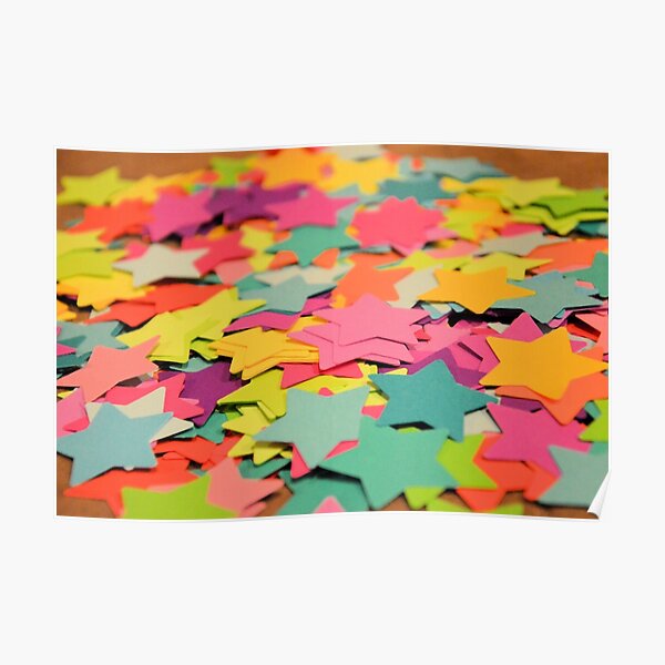 Star Confetti Poster