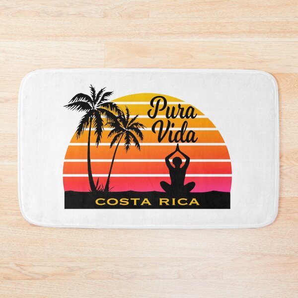 Item preview, PURA VIDA Costa Rica Sun Palm Trees Sunset Yoga Meditation designed and sold by Destinations Souvenirs.