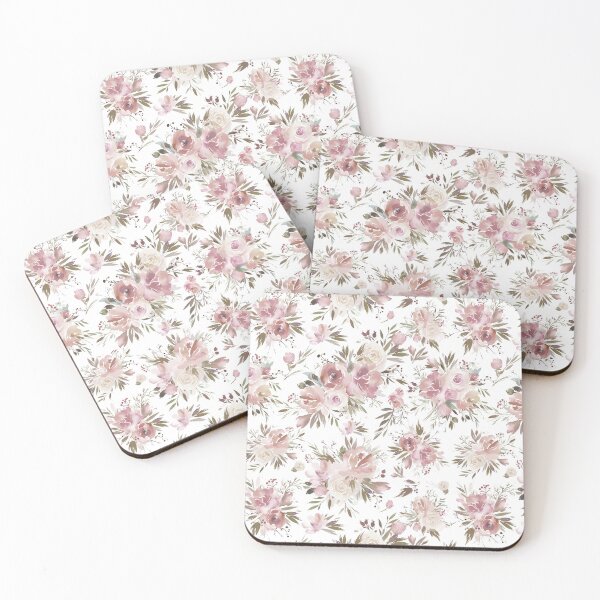 Item preview, Dusty Pink Floral designed and sold by SugarPineDesign.