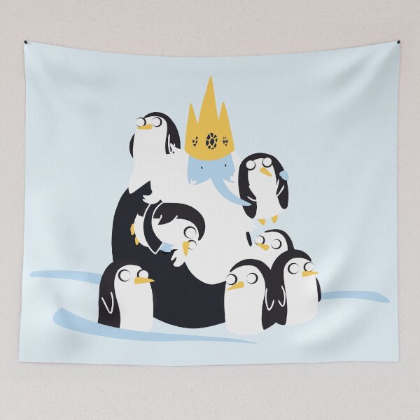 Item preview, Ice King & Penguins (Adventure Time) designed and sold by Ashley Castleton.