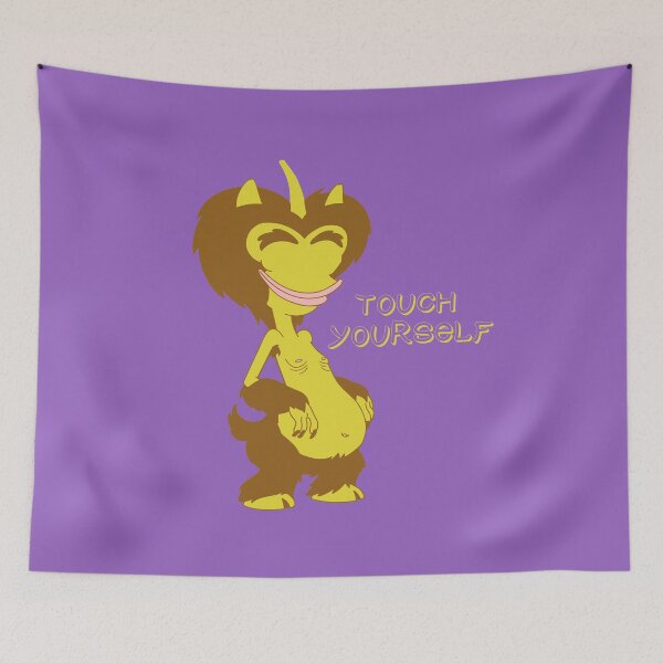 Item preview, Touch Yourself Monster designed and sold by magentasponge.