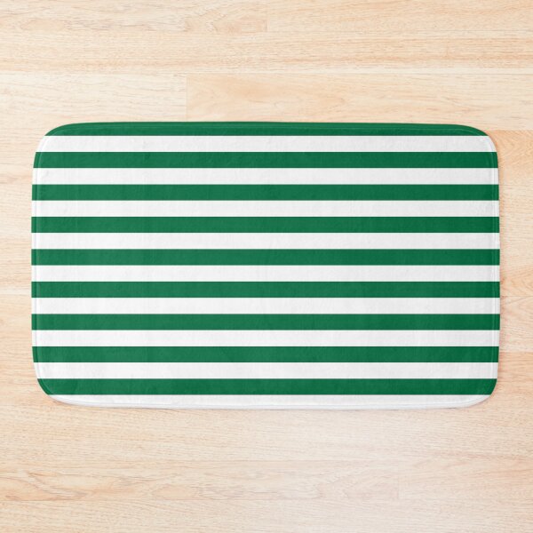 Item preview, Cadmium Green and White Horizontal Stripes designed and sold by ColorPatterns.