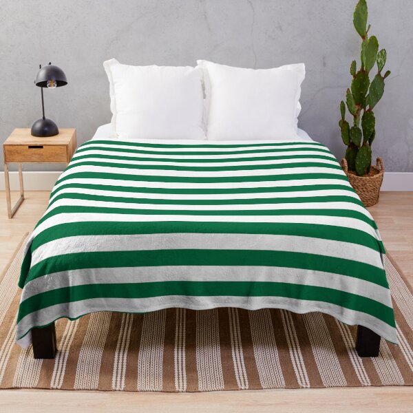 Item preview, Cadmium Green and White Horizontal Stripes designed and sold by ColorPatterns.