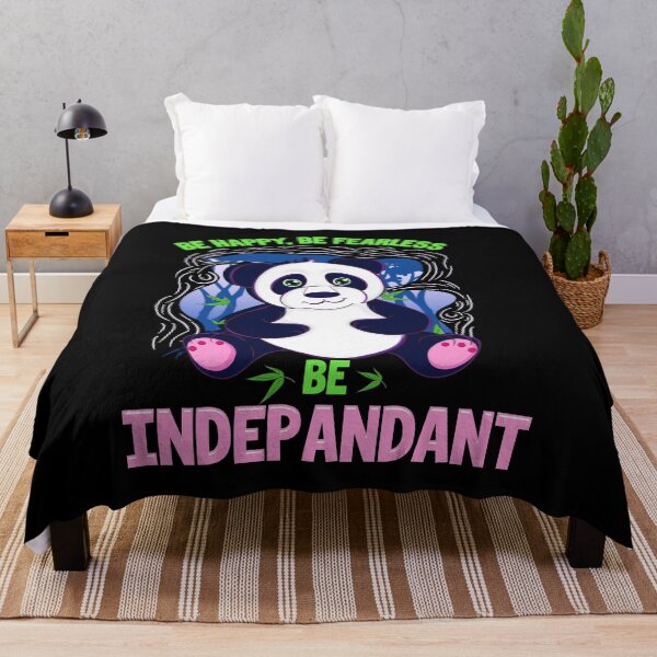 Item preview, Be Happy Be Fearless Be Indepandant Panda Pun designed and sold by perfectpresents.