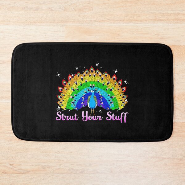 Item preview, Strut Your Stuff Peacock Rainbow LGBT Pride designed and sold by perfectpresents.