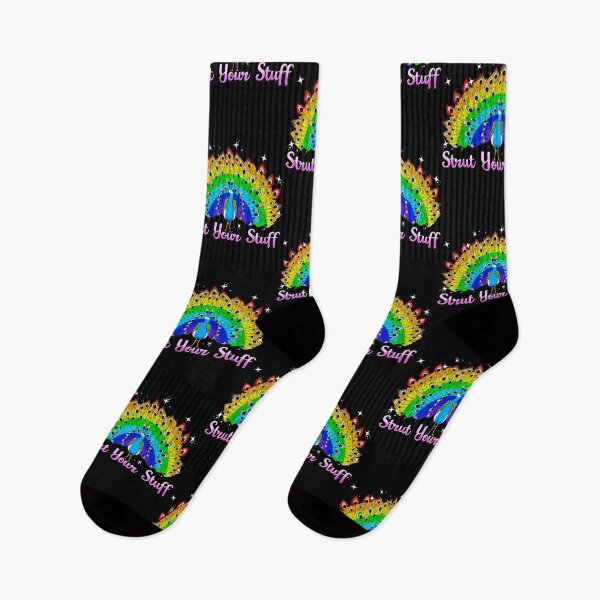 Item preview, Strut Your Stuff Peacock Rainbow LGBT Pride designed and sold by perfectpresents.