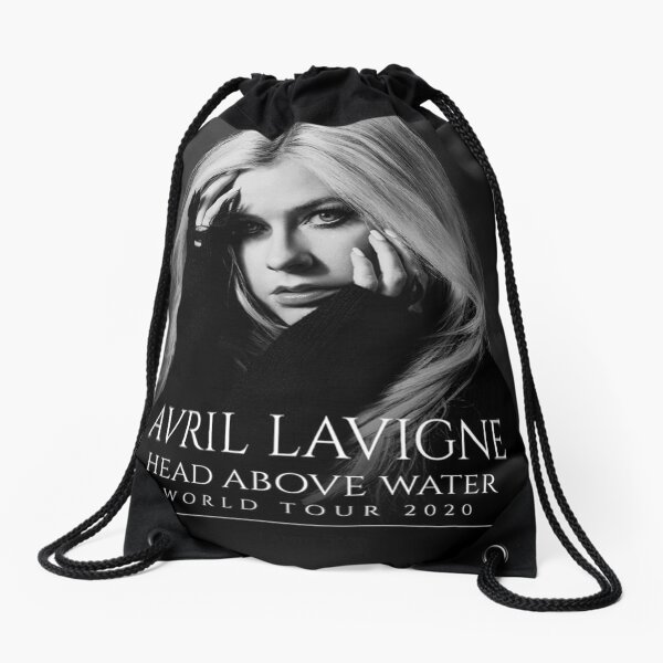 avril head above blimbing lavigne water 2020 Drawstring Bag