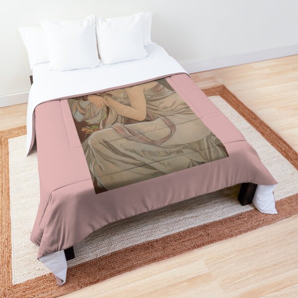 Prague Praha Mucha Comforter