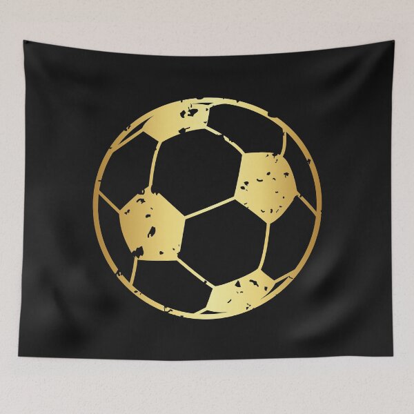 Item preview, Gold Grunge Soccer Ball designed and sold by Mysewcuteboutiq.