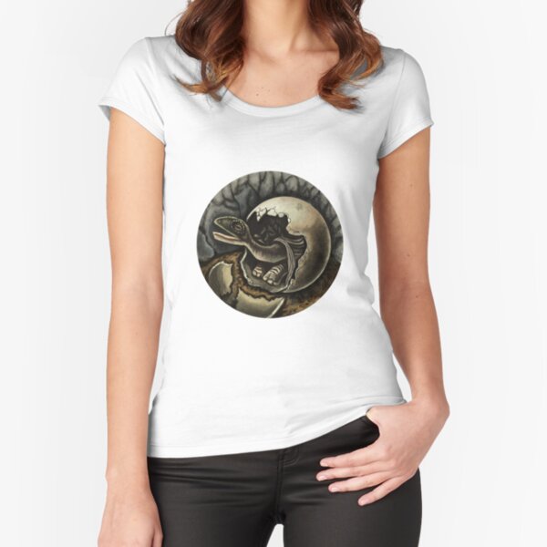 Baby Dinosaur Fitted Scoop T-Shirt