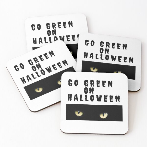 Item preview, GO GREEN ON HALLOWEEN  designed and sold by Pbradley50.