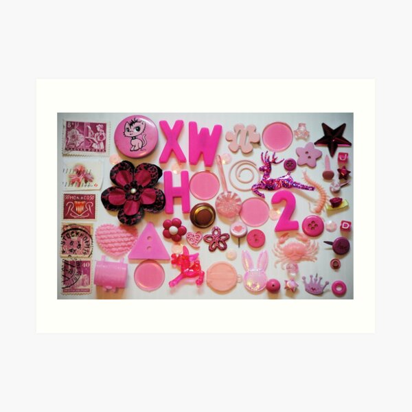Pink Trinkets Art Print