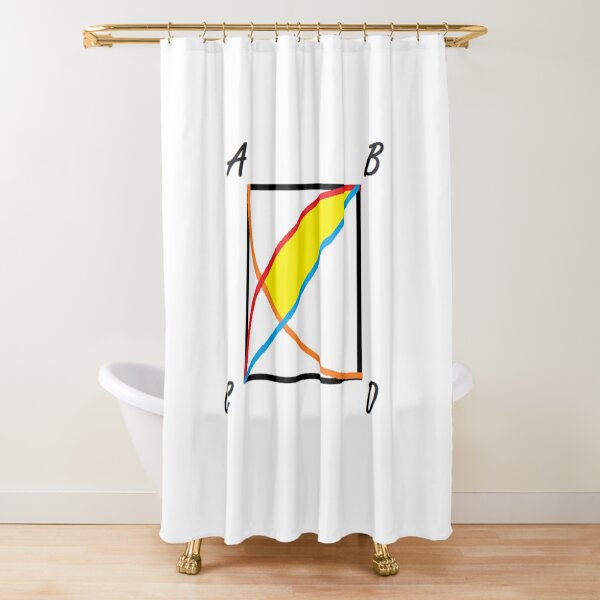 #envelope #mail #isolated #business icon email white message Shower Curtain