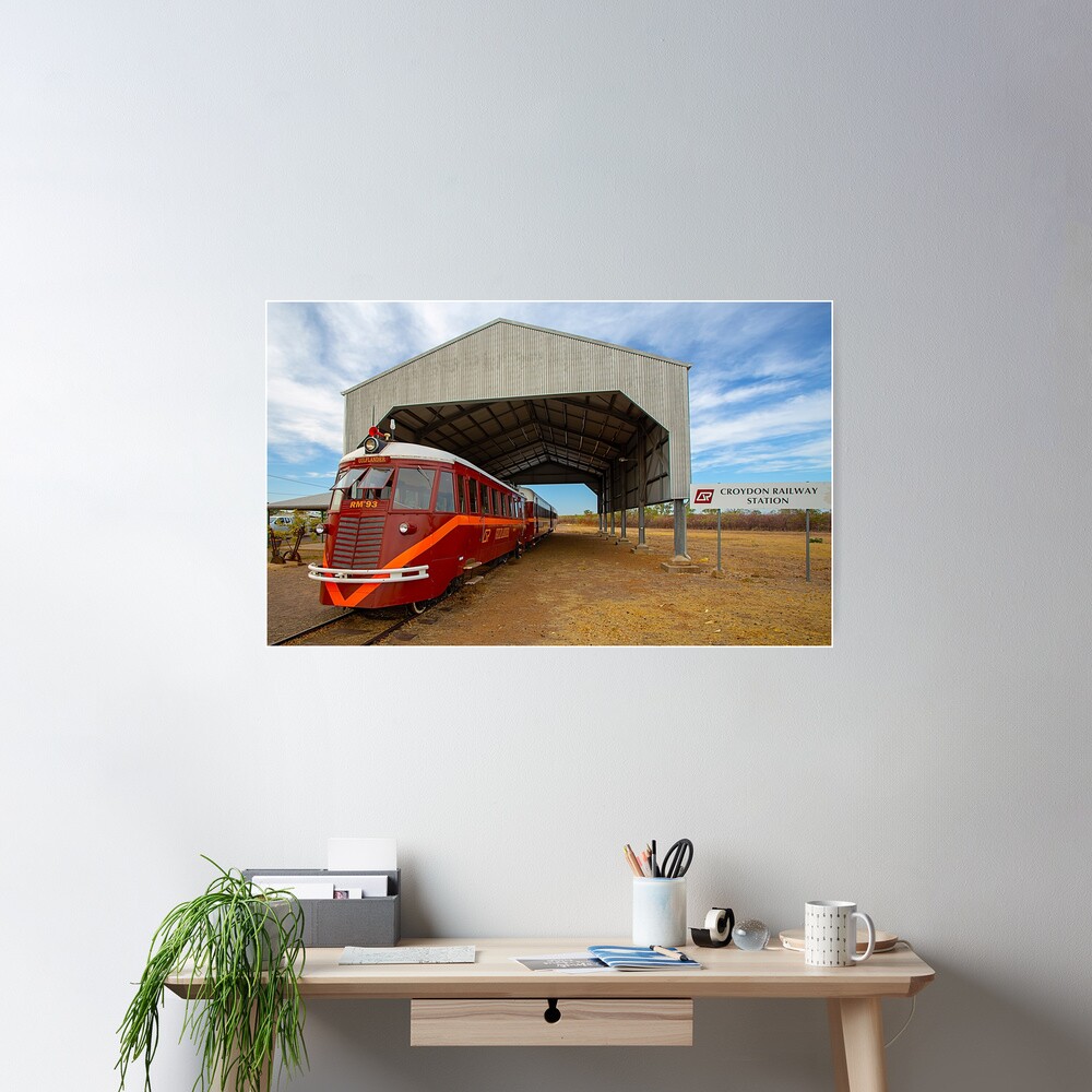 Gulflander Train - Croydon, Qld Poster