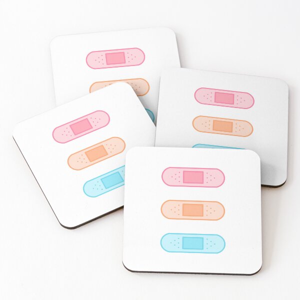 Item preview, Kawaii bandaid sticker pack designed and sold by Kokishiniii.