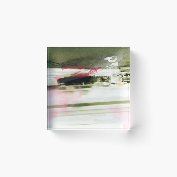 Item preview, Painterly abstract urban landscape  designed and sold by ZebEddy.