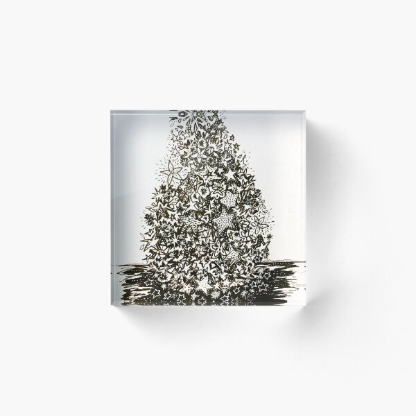 Merry Christmas Acrylic Block