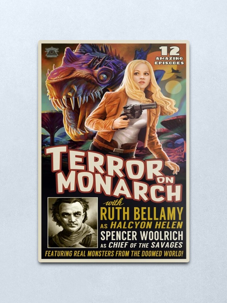 Alternate view of Outer Worlds Terror of Monarch Metal Print
