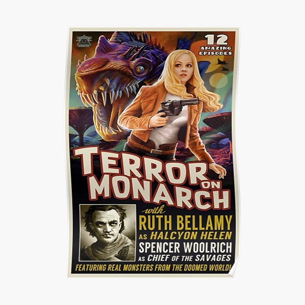 Outer Worlds Terror of Monarch Poster