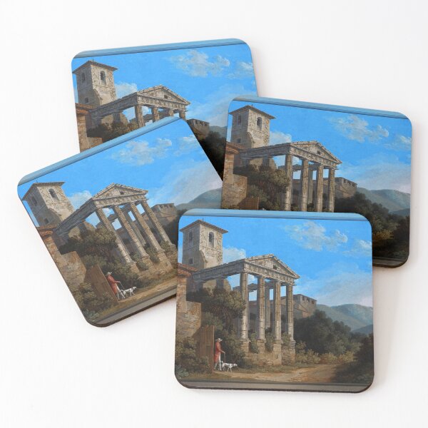 Item preview, The Temple of Hercules in Cori near Velletri by Jakob Philipp Hackert designed and sold by Xzendor7 Digital Art Creations.
