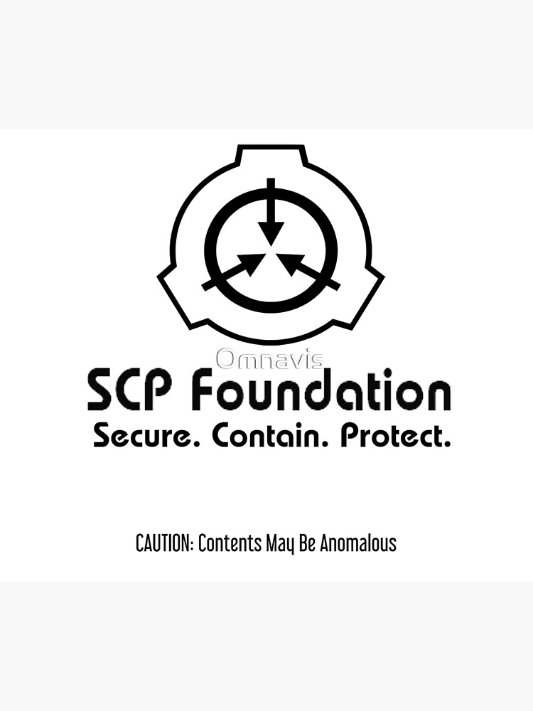 SCP Foundation Logo White lines | Postcard