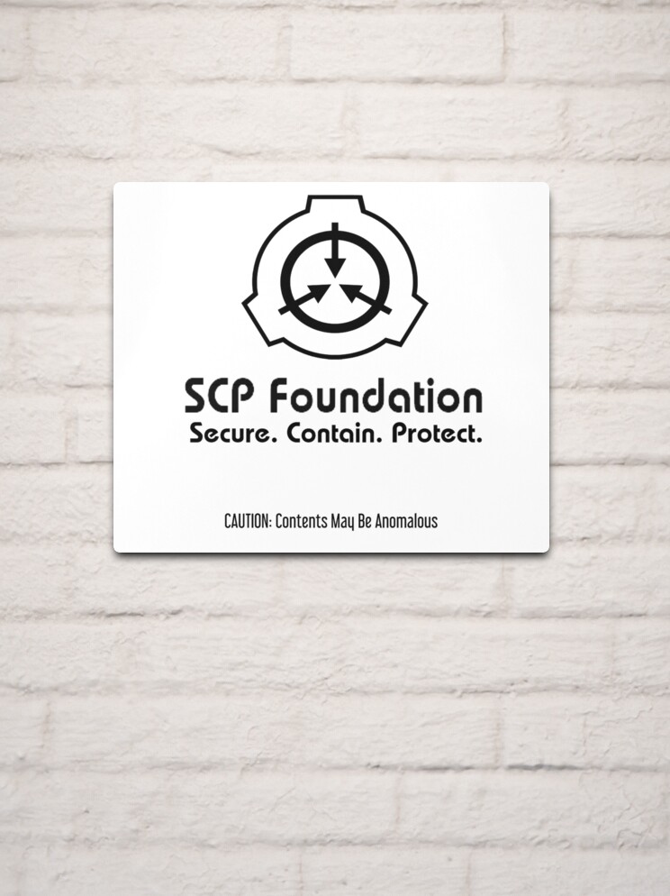 SCP Foundation Logo Transparent Metal Print for Sale by Omnavis