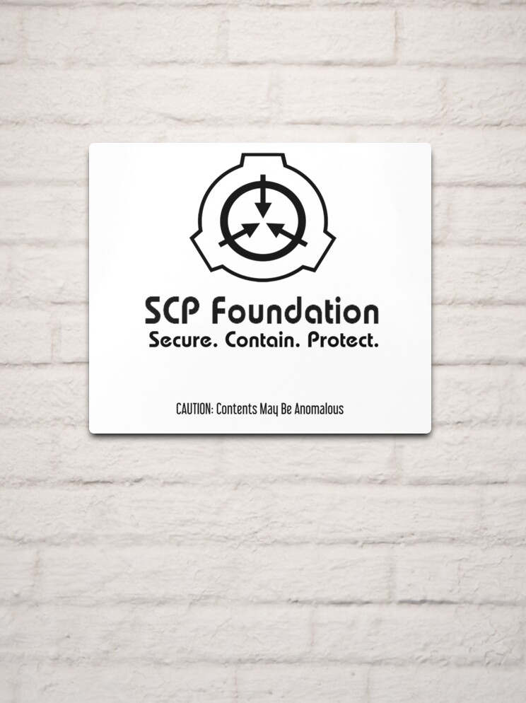 SCP Foundation Document | Metal Print