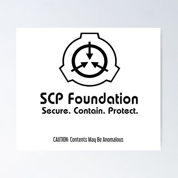 scp foundation art Poster for Sale by Cole Enlow