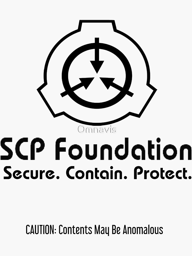 SCP Foundation/SCP Logo/scp logo/SCP foundation logo/Vinyl/Decal/Set