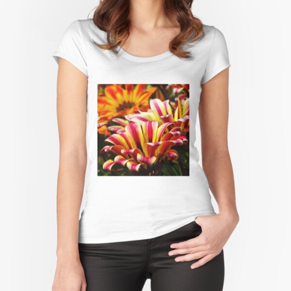 Gazania Fitted Scoop T-Shirt